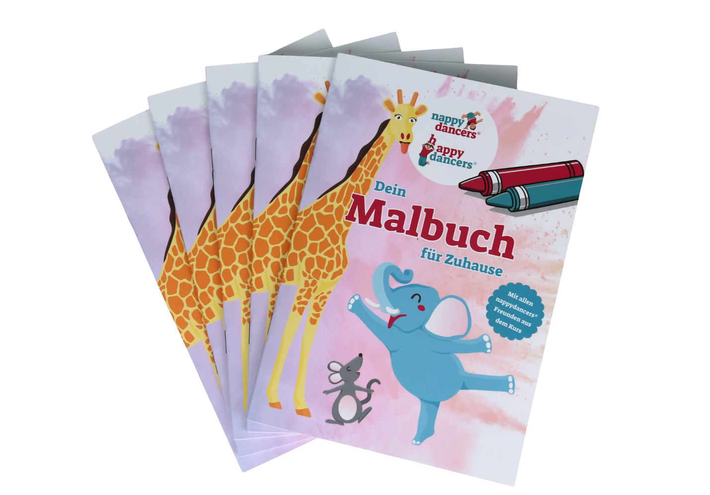 nappydancers®Malbuch für Zuhause - 1 Stück