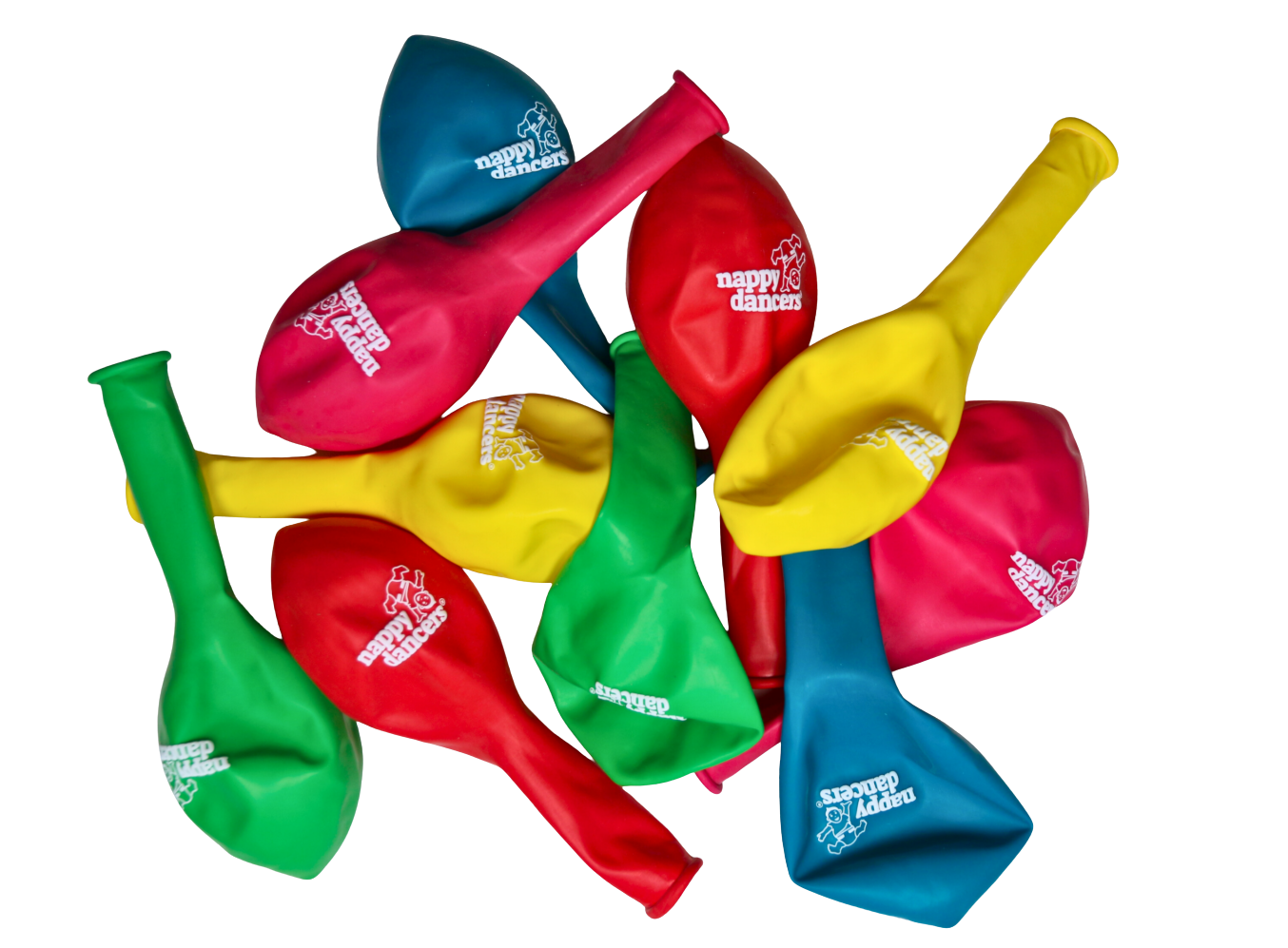 nappydancers®Luftballons – im 15er-, 30er- oder 60er-Set 